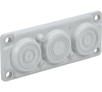 Ввод кабельный мембранный IEK Titan 6 отверстий, d=6-59мм ip65 серый TI-00D-MC-006-65