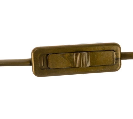 Сетевой шнур FERON с выключателем, 230V 1.9м золото, KF-HK-1 23051