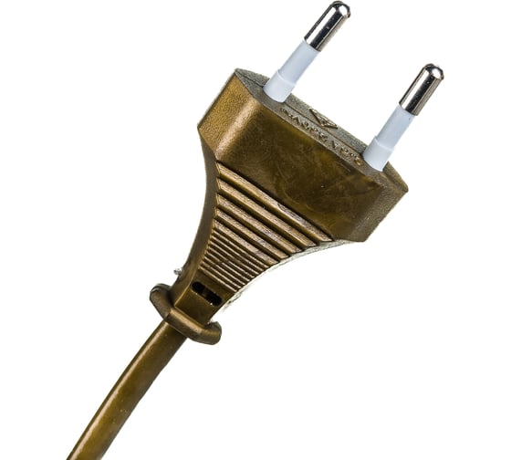 Сетевой шнур FERON с выключателем, 230V 1.9м золото, KF-HK-1 23051