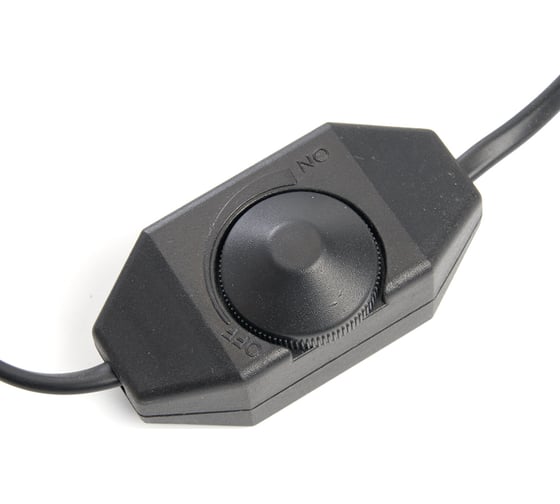 Сетевой шнур с диммером FERON 230V 1,5+0,5м, черный, DM103-200W 23059