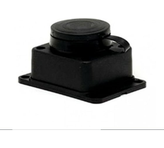 Каучуковая настенная розетка EKF с защитной крышкой 230В 2P PE 16A IP44 RPS-014-16-230-44