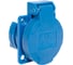Розетка панельная скрытая с крышкой EKF 112 2Р+PЕ 16А 220В IP44 ps-112-16-220 1