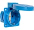 Розетка панельная скрытая с крышкой EKF 112 2Р+PЕ 16А 220В IP44 ps-112-16-220 4