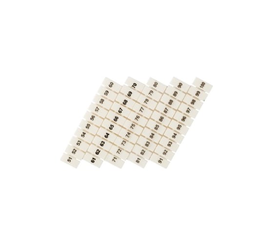 Маркеры EKF для JXB-ST 1,5, с нумерацией 50-100, 100 шт, PROxima zb-st-1.5-50-100