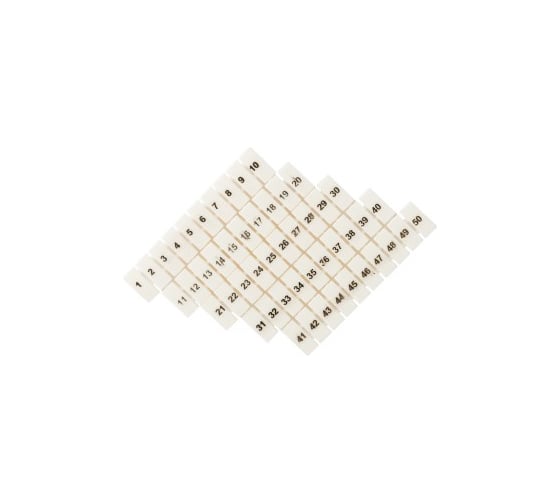 Маркеры EKF для JXB-ST 1,5, с нумерацией 1-50, 100 шт, PROxima zb-st-1.5-1-50 1