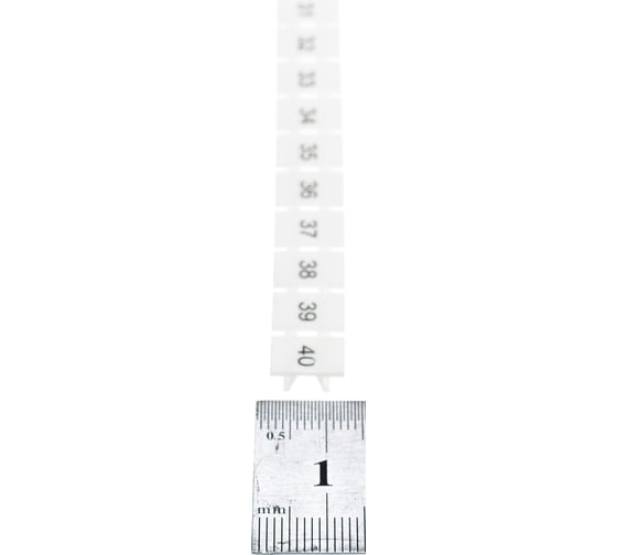 Маркеры для JXB-ST 6 с нумерацией 1-50 EKF PROxima 100 шт., zb-st-6-1-50