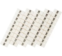 Маркеры для JXB-ST 4 с нумерацией 100-150 EKF PROxima 100 шт., zb-st-4-100-150