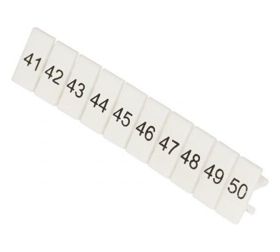 Маркеры для JXB с нумерацией 1-50 EKF PROxima 100 шт., dek-35-1-50