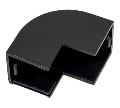 Внешний угол Промрукав 16x16 черный 4 шт. PR08.22132