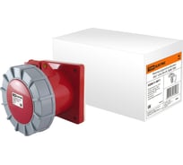 Розетка TDM ELECTRIC скрытой установки IP67 125А 3Р РЕ 380В SQ0611-0011