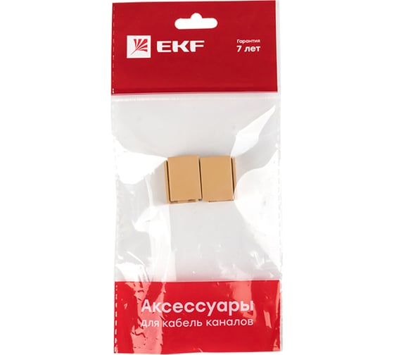 Соединитель EKF 15х10 4 шт Plast светлое дерево conl-15-10x4