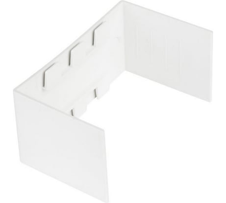 Соединитель EKF 60х40 4 шт Plast PROxima Белый conw-60-40x4