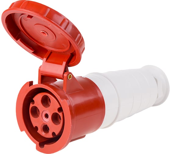 Розетка REXANT 234 переносная 3Р+РЕ 63А 380В IP67 11-8925