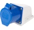 Розетка REXANT 123 стационарная 2Р+РЕ 32А 220В IP44 11-8912 3
