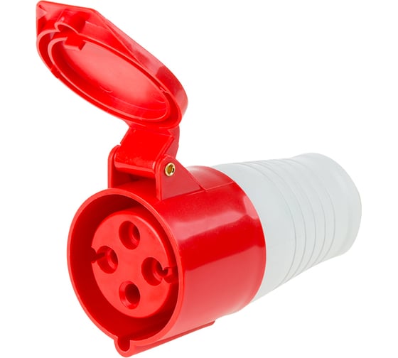 Розетка REXANT 224 переносная 3Р+РЕ 32А 380В IP44 11-8922