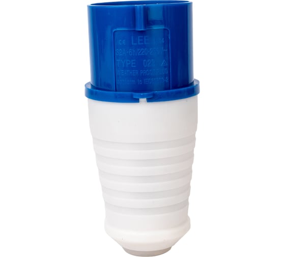 Вилка REXANT 023 переносная 2Р+РЕ 32А 220В IP44 11-8903