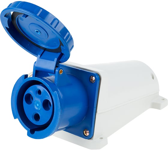 Розетка REXANT 133 стационарная 2Р+РЕ 63А 220В IP67 11-8915