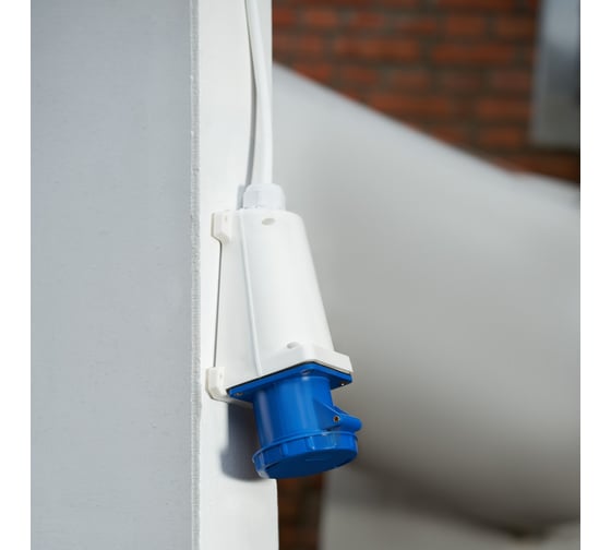 Розетка REXANT 133 стационарная 2Р+РЕ 63А 220В IP67 11-8915