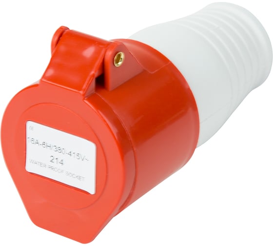 Розетка REXANT 214 переносная 3Р+РЕ 16А 380В IP44 11-8919