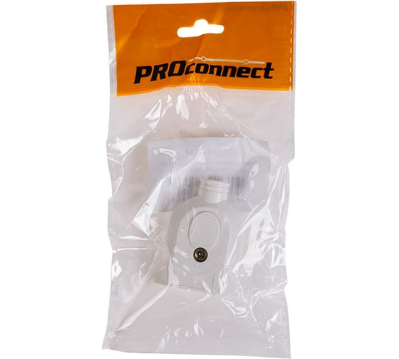 Переносная розетка PROconnect б/з белая 10 А 11-8534