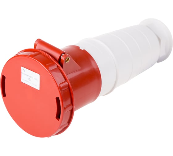 Розетка REXANT 235 переносная 3Р+РЕ+N 63А 380В IP67 11-8926