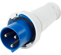 Вилка REXANT 033 переносная 2Р+РЕ 63А 220В IP67 11-8906