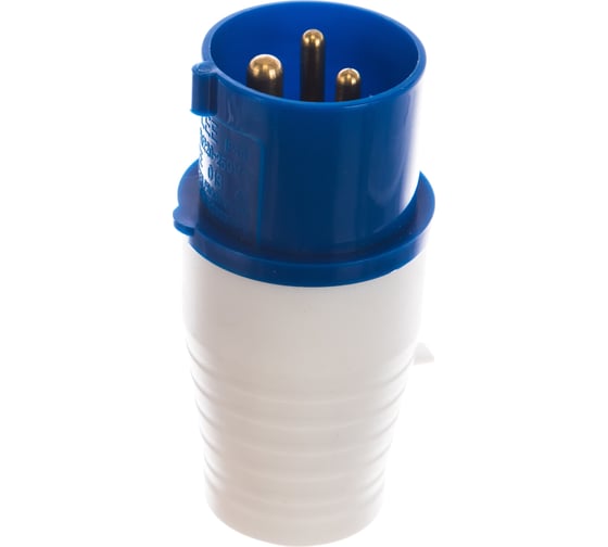 Вилка REXANT 013 переносная 2Р+РЕ 16А 220В IP44 11-8900