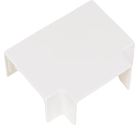Угол EKF T-образный, 40х25мм, 4 шт, Plast, PROxima, Белый tchw-40-25x4