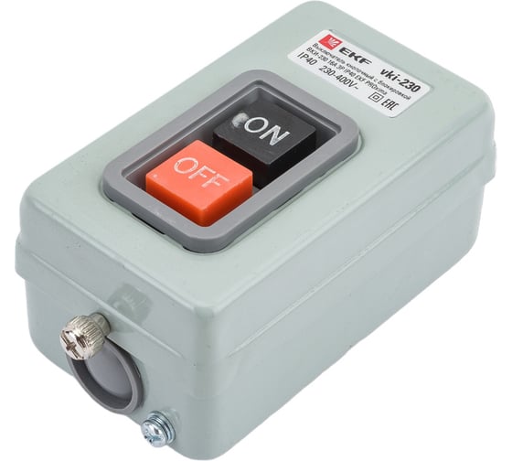 Кнопочный выключатель EKF с блокировкой, ВКИ-230, 16А, 3P, IP40, PROxima vki-230