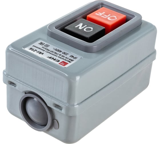 Кнопочный выключатель EKF с блокировкой, ВКИ-216, 10А, 3P, IP40, PROxima SQ vki-216