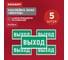 Наклейка-эвакуационный знак REXANT Указатель выхода, 150x300 мм 5 шт 56-0023 2