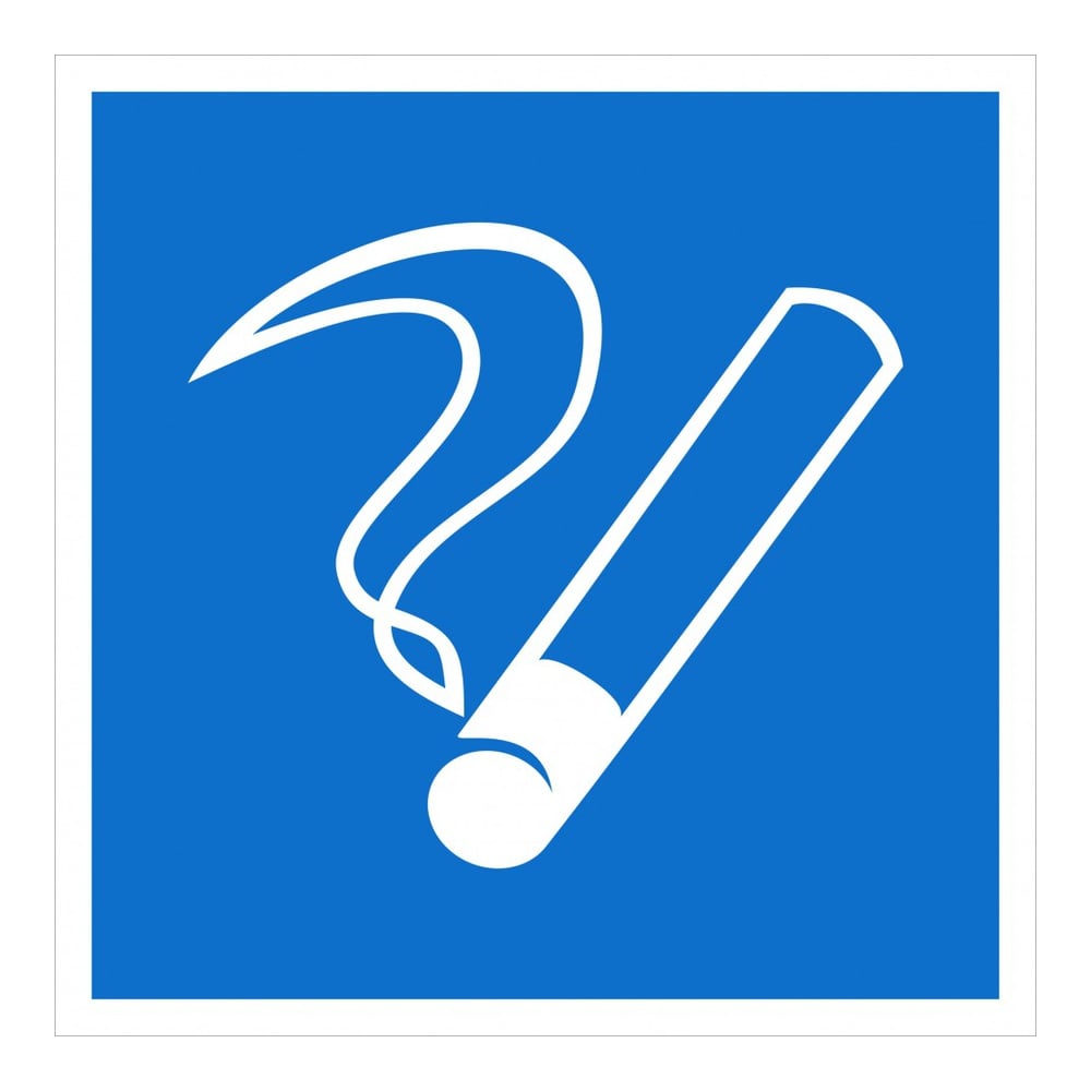 Наклейка-информационный знак REXANT Место курения, 200х200мм 5 шт 56 ...