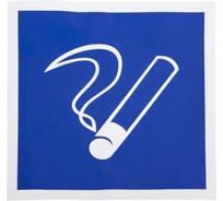 Наклейка-информационный знак REXANT Место курения, 200х200мм 5 шт 56-0033