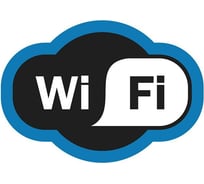 Наклейка-информационный знак REXANT Зона Wi-Fi, с полуглянцевой поверхностью, 150х200мм 56-0017