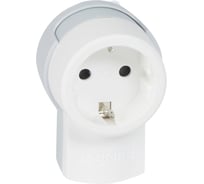 Розетка Legrand 2К+3 серия Элиум 16 А пластик винт сбоку белый 050199