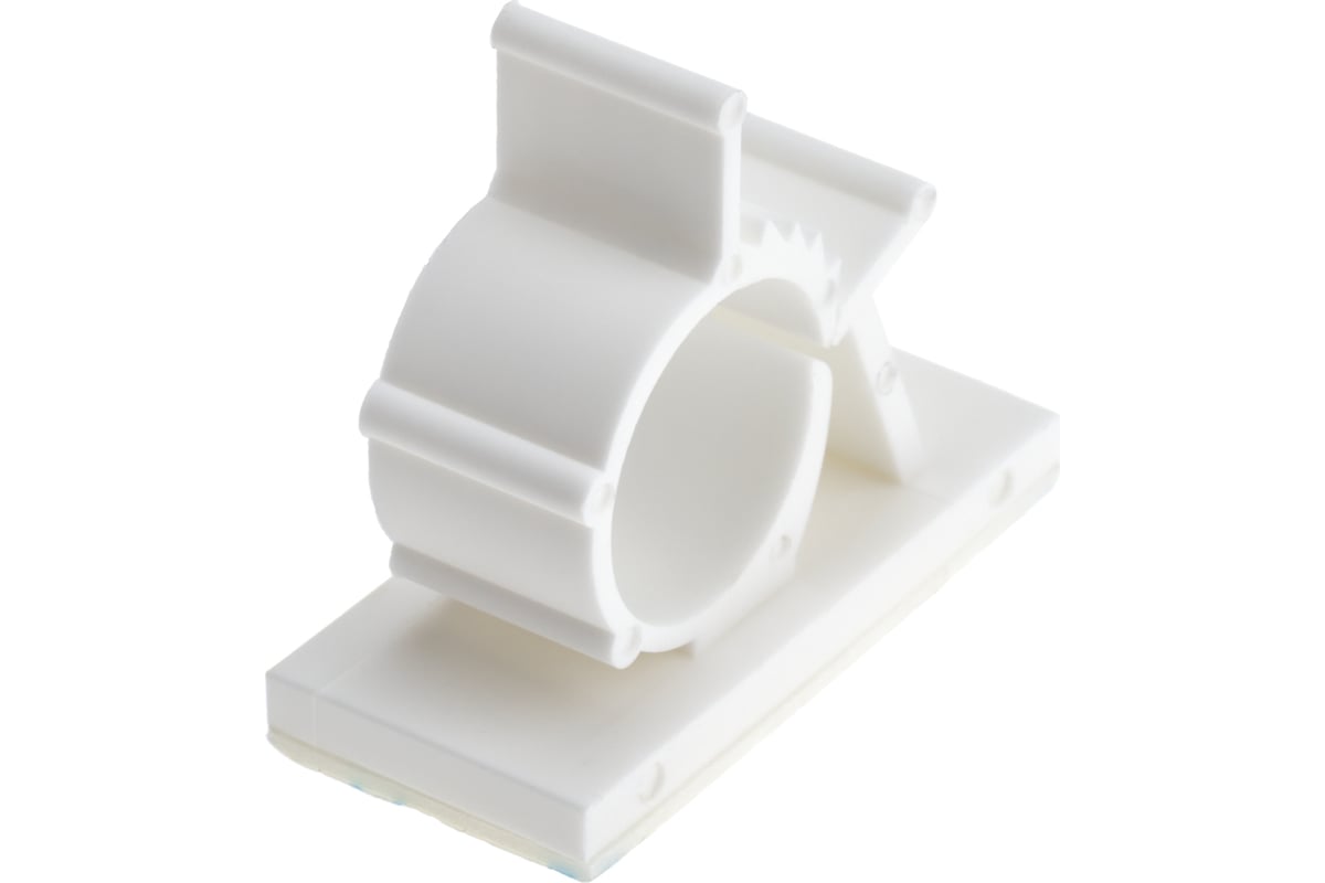 Самоклеящаяся площадка кабеля и проводов duwi 19x25мм 15мм белая 5шт ...