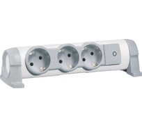 Многорозеточный блок Legrand''Комфорт'' 3 x 2К+З поставляется без кабеля 694624