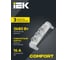 Многорозеточный блок ''Комфорт'' IEK 3 x 2К+З поставляется без кабеля 694624 2