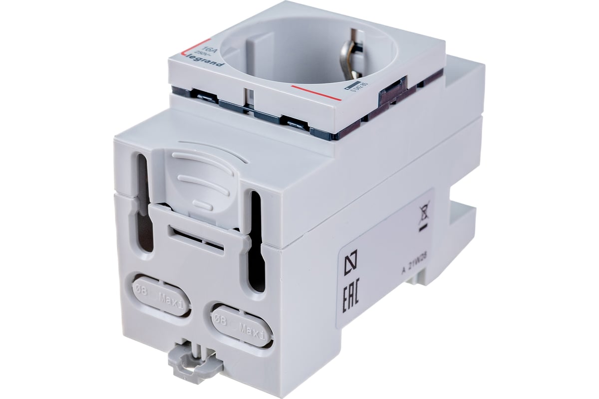 Розетка Legrand 10/16 А 250 В~ 2К+З с защитными шторками немецкий ...