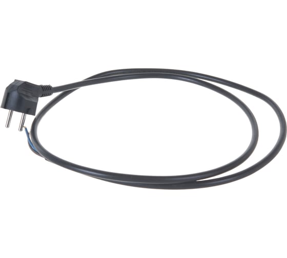 Сетевой шнур с вилкой Lux V3 ПВС 3x0.75 мм 1.5 м черный 4606400001362