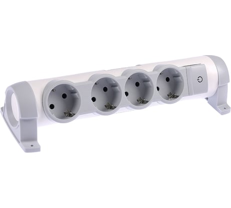 Колодка удлинителя Legrand Комфорт 4 x 2К + З без кабеля с заземлением 694629