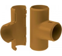 Разборный тройник Промрукав бук д25 1шт PR13.0257