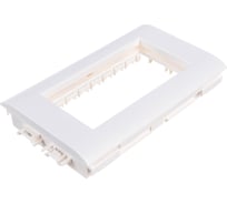 Суппорт Legrand Mosaic 4 модуля для кабель-каналов Metra 85х50, 100х50 и 130х50 638072