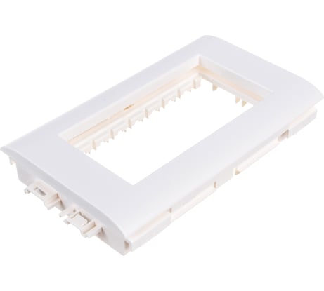 Суппорт Legrand Mosaic 4 модуля для кабель-каналов Metra 85х50, 100х50 и 130х50 638072