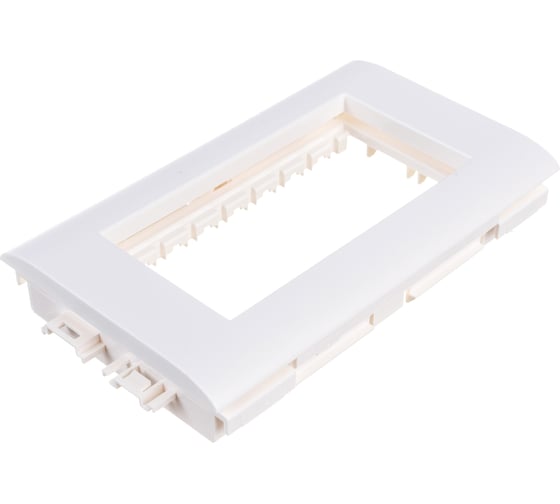 Суппорт Legrand Mosaic 4 модуля для кабель-каналов Metra 85х50, 100х50 и 130х50 638072 1