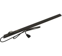 Вертикальный блок розеток Hyperline SHE-20IEC-4BIEC-BAV-2.5AIEC 20 розеток IEC320 C13, 4 розетки IEC320 C19, автоматический выключатель, амперметр/вольтметр, кабель питания 2.5 м (3x1.5 мм2) с вилкой IEC320 C20 16 A, 250 В, корпус алюминий, черный 457082