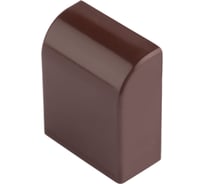 Заглушка EKF Plast PROxima 16х16, 4 шт, под темное дерево ecd-16-16x4