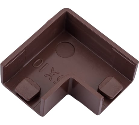 Поворот EKF Plast PROxima, 90 градусов, 15х10, 4 шт, под темное дерево abd-15-10x4