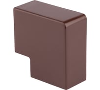 Поворот EKF Plast PROxima 90 градусов, 16х16, 4 шт, под темное дерево abd-16-16x4