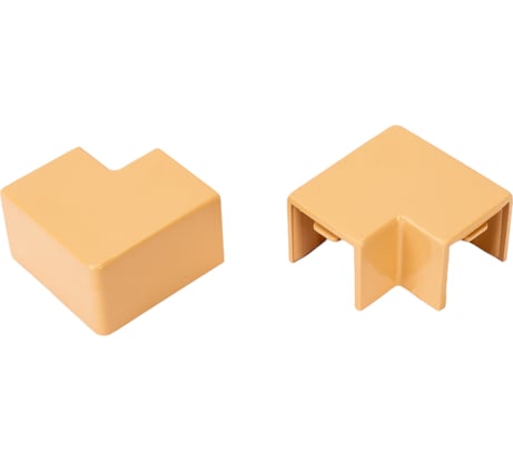 Поворот EKF 90 градусов 16х16 4 шт Plast PROxima под светлое дерево abl-16-16x4